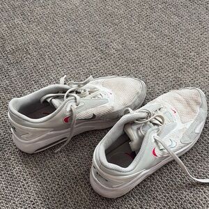 Nike White and Red Women's Shoes